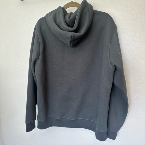 Brixton Men's Builders Charcoal Zip-Up Hoodie - Picture 8 of 8